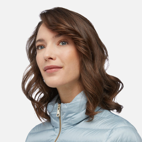 short down jacket JAYSEN WOMAN Winter Sky - image number 8 | GEOX