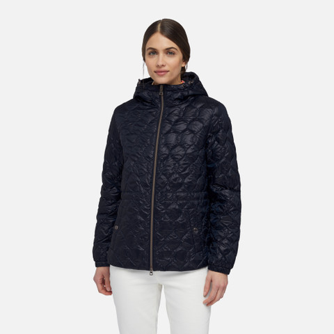 short parka MYLUSE WOMAN Navy blazer - image number 1 | GEOX