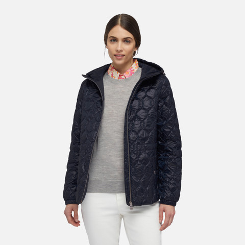 short parka MYLUSE WOMAN Navy blazer - image number 3 | GEOX