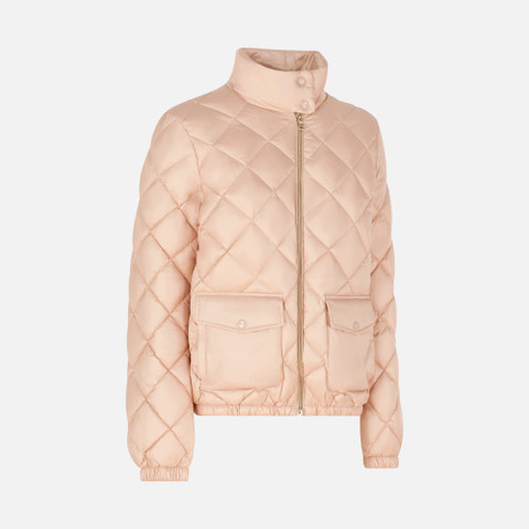 short down jacket DIAMOND WOMAN Misty Rose - image number 2 | GEOX