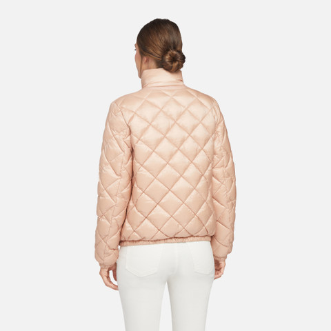 short down jacket DIAMOND WOMAN Misty Rose - image number 5 | GEOX