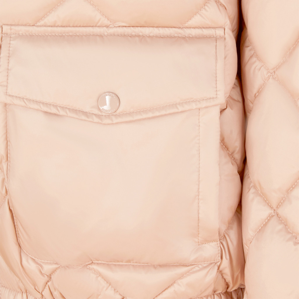 short down jacket DIAMOND WOMAN Misty Rose - image number 7 | GEOX