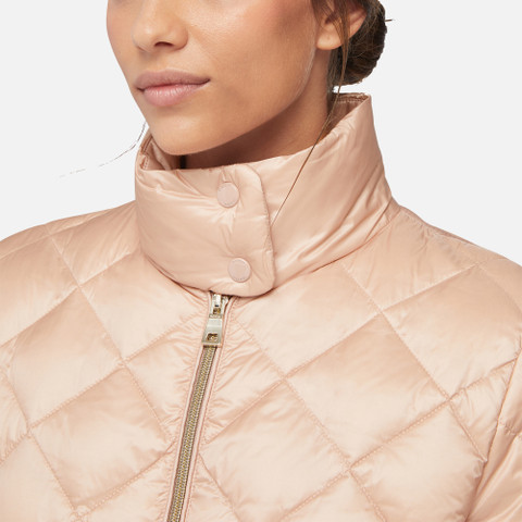 short down jacket DIAMOND WOMAN Misty Rose - image number 8 | GEOX