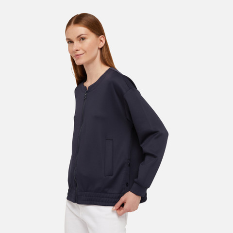 sweatshirt SWEATER WOMAN Navy blazer - image number 3 | GEOX