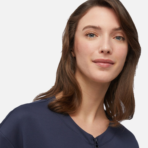 sweatshirt SWEATER WOMAN Navy blazer - image number 8 | GEOX