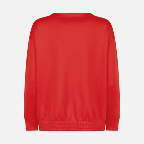 sweatshirt SWEATER WOMAN Tomato red - image number 4 | GEOX