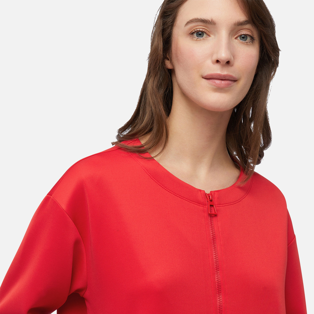 Geox® SWEATER: Women's tomato Sweatshirt | Geox®