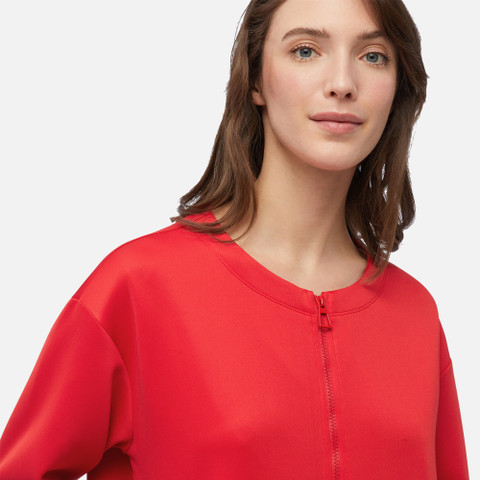 sweatshirt SWEATER WOMAN Tomato red - image number 8 | GEOX