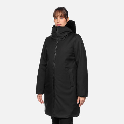long parka DESYA WOMAN Black - image number 1 | GEOX