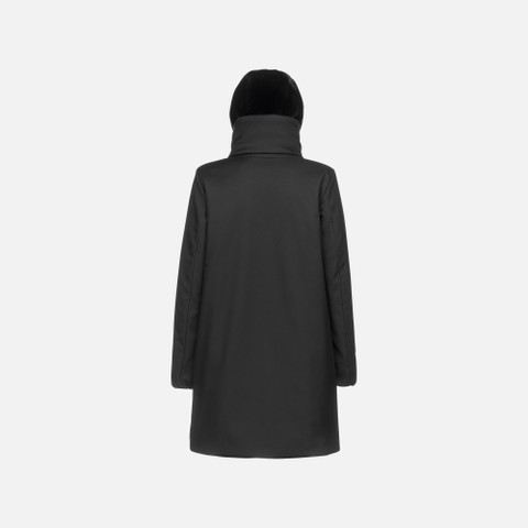 long parka DESYA WOMAN Black - image number 4 | GEOX