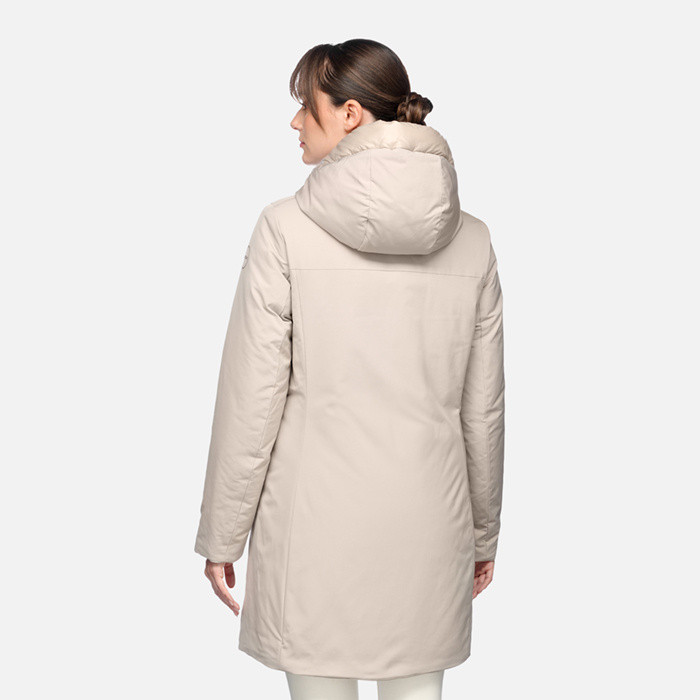 Parka comprida SPHERICA MULHER Cor de tartaruga | GEOX