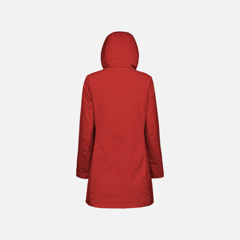 long parka SPHERICA WOMAN Red Dahlia - image number 4 | GEOX