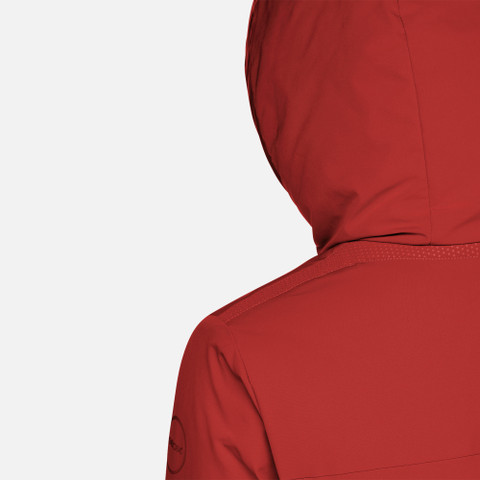 long parka SPHERICA WOMAN Red Dahlia - image number 6 | GEOX
