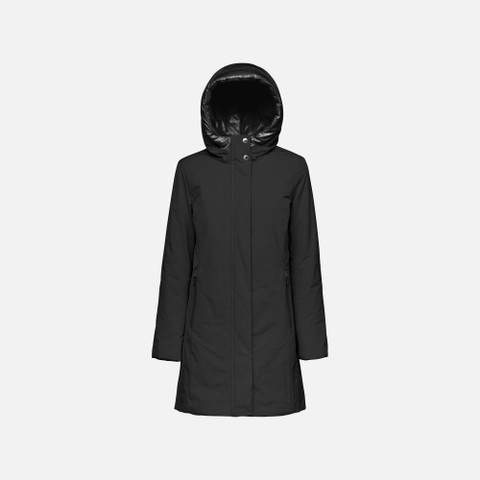 long parka SPHERICA WOMAN Black - image number 0 | GEOX