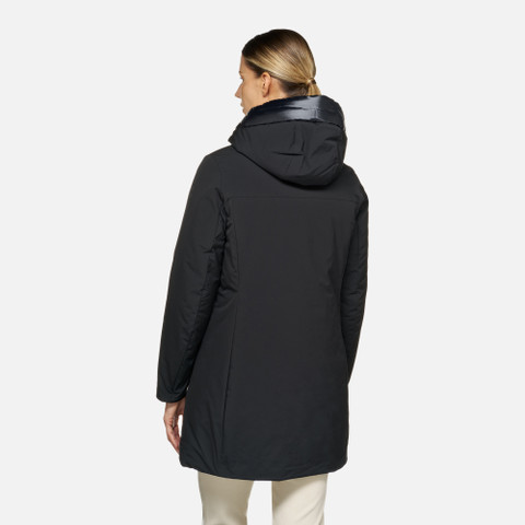 long parka SPHERICA WOMAN Black - image number 5 | GEOX