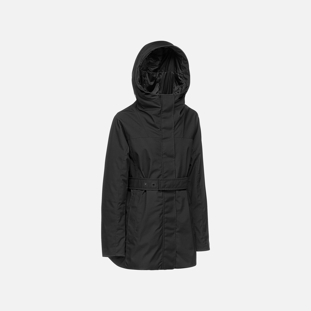 Geox GENDRY ABX WOMAN Black short parka Geox