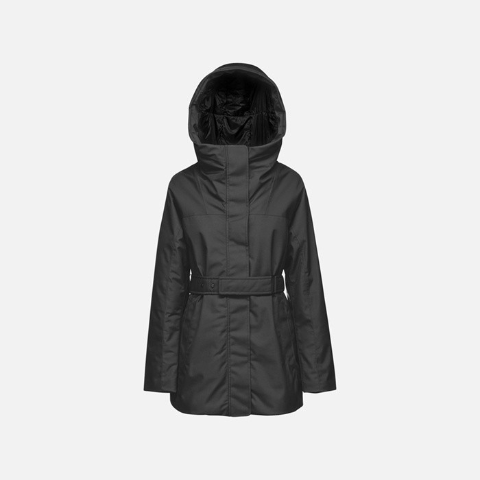 Parka corta GENDRY ABX MUJER Negro | GEOX