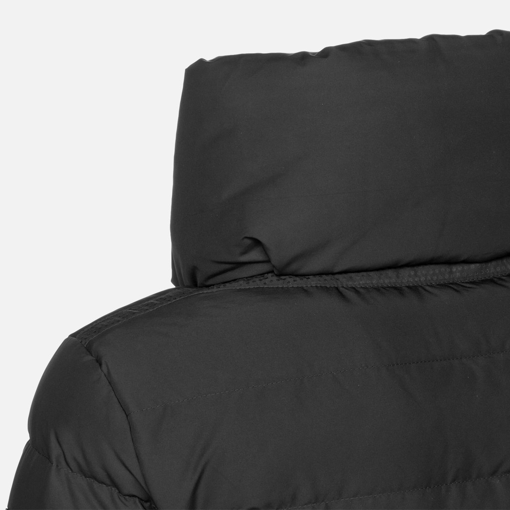 Full-length quilted coat CATRIA WOMAN Black - image number 6 | GEOX