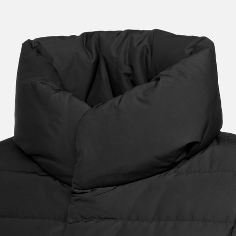 Full-length quilted coat CATRIA WOMAN Black - image number 7 | GEOX
