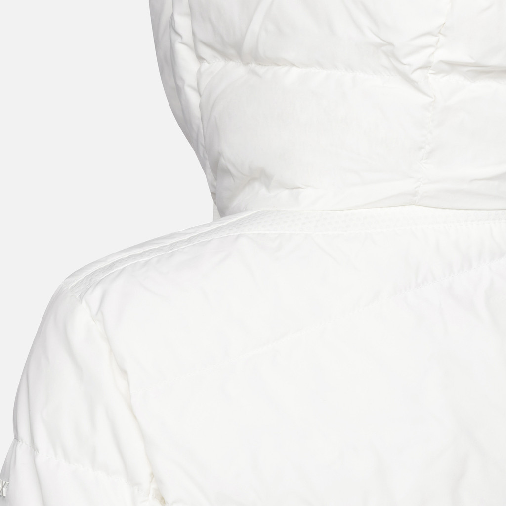 Full-length quilted coat DALYLA WOMAN Blanc De Blanc - image number 5 | GEOX