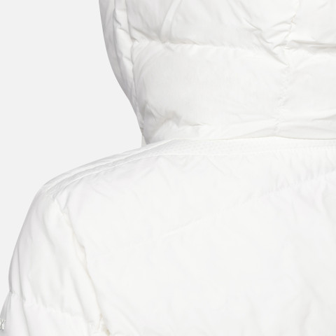 Full-length quilted coat DALYLA WOMAN Blanc De Blanc - image number 5 | GEOX