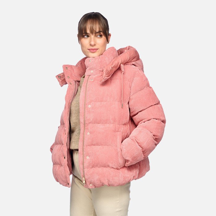 Quilted jacket LOISIA WOMAN Dusty rose | GEOX