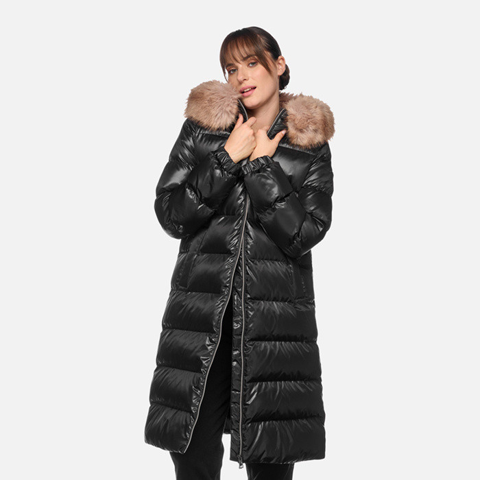 Long parka BACKSIE WOMAN Black | GEOX