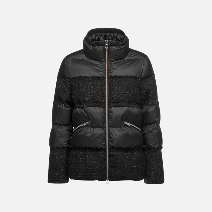 Quilted jacket MANILVA WOMAN Black/Black | GEOX