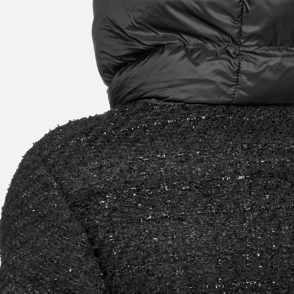 Long parka MANILVA WOMAN Black/Black - image number 7 | GEOX