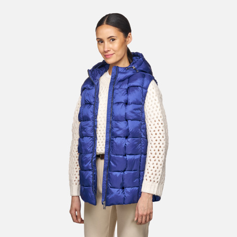 sleeveless DIAMOND WOMAN Sodalite Blue - image number 3 | GEOX