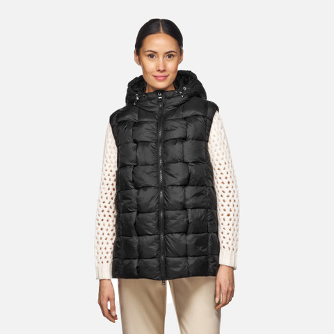 Sleeveless DIAMOND WOMAN Black - image number 1 | GEOX