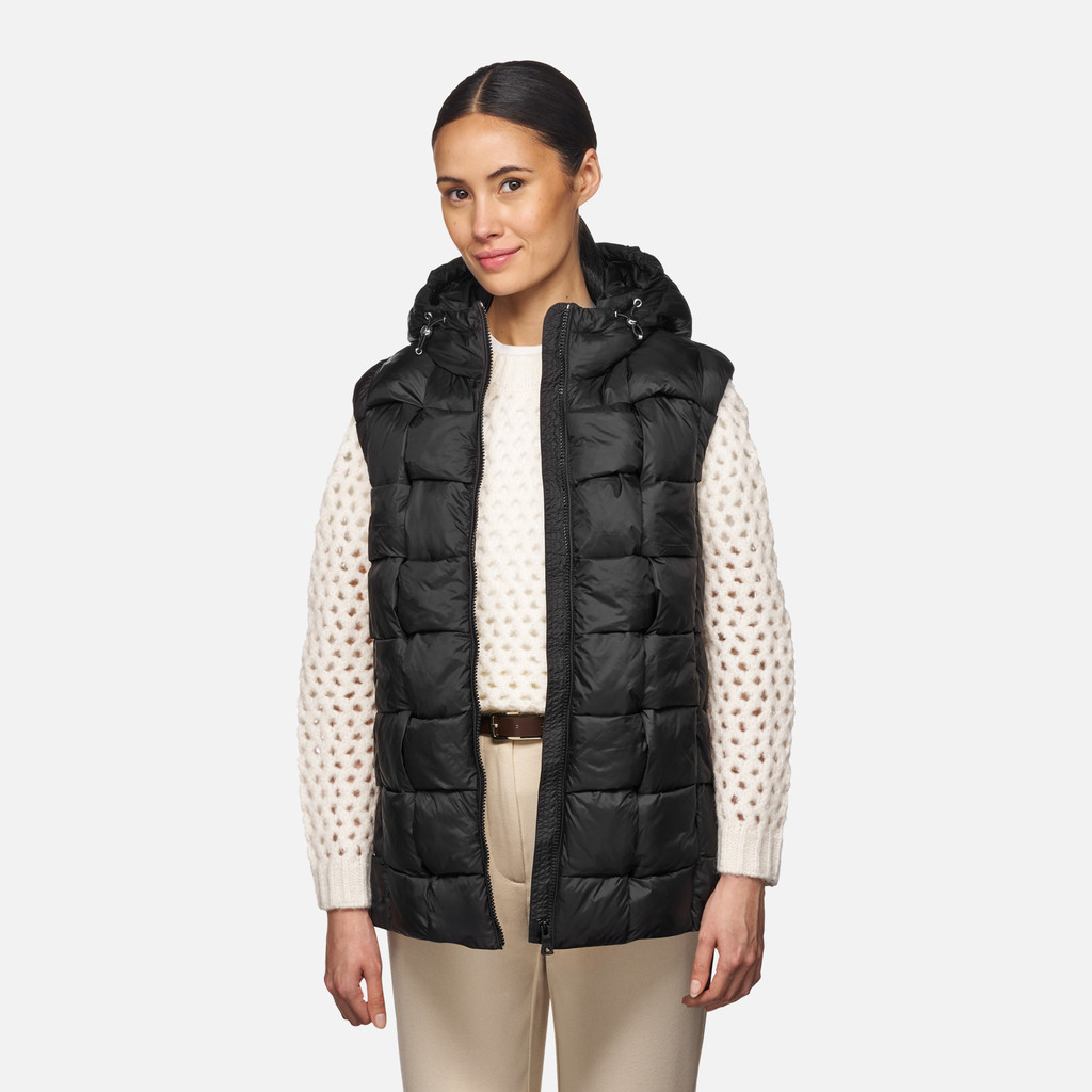 Sleeveless DIAMOND WOMAN Black - image number 3 | GEOX