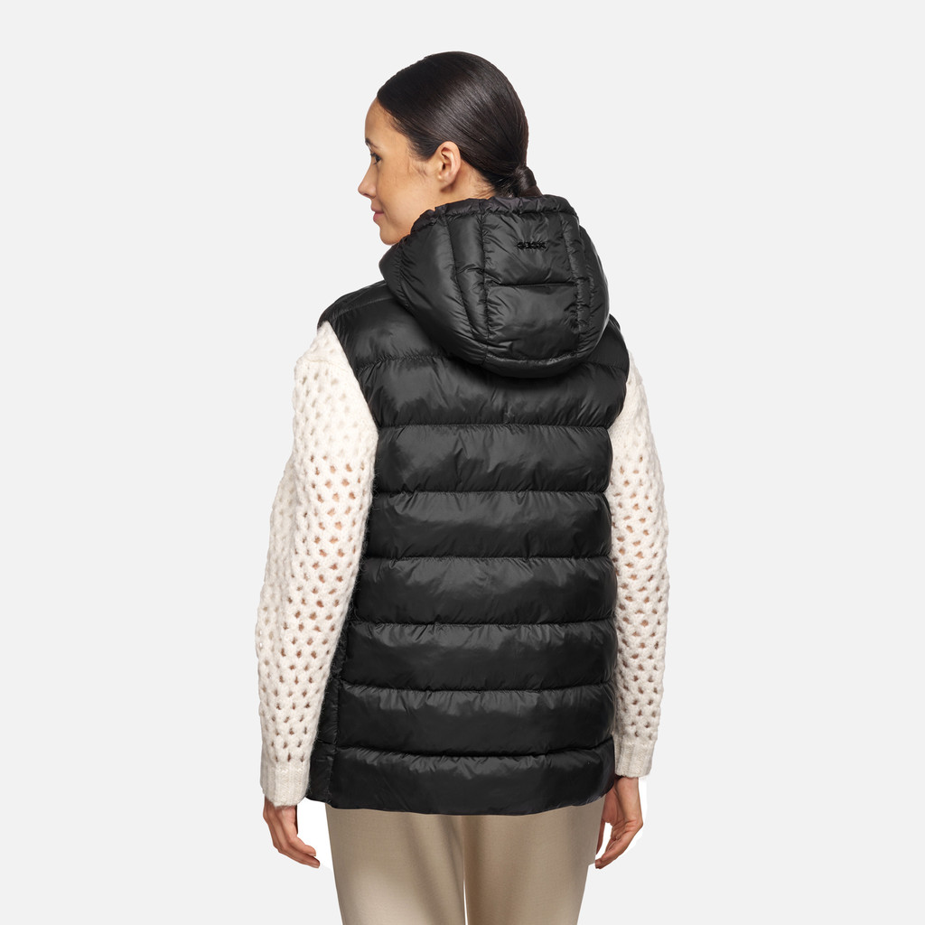 Sleeveless DIAMOND WOMAN Black - image number 5 | GEOX