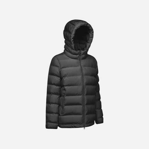 long parka SPHERICA WOMAN Black - image number 2 | GEOX