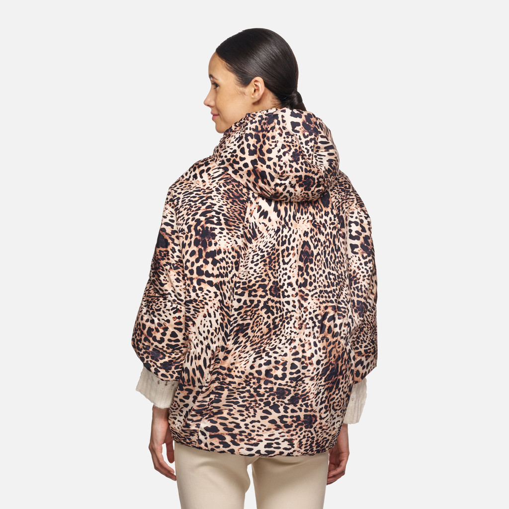 Reversible jacket DIAMOND WOMAN Cold Griffin/Macula - image number 2 | GEOX