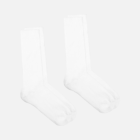 long socks TWO-PACK SOCKS WOMAN White - image number 1 | GEOX