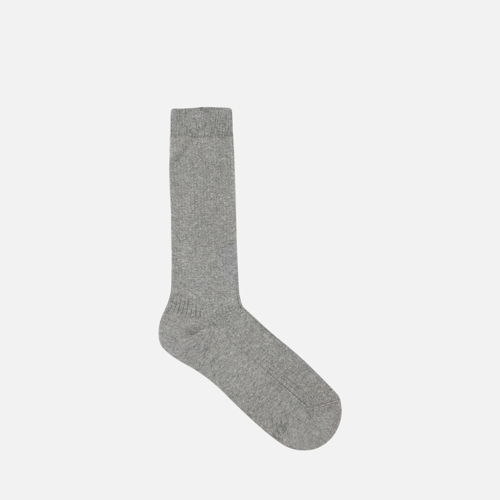 Long socks TWO-PACK SOCKS WOMAN Melange grey - image number 0 | GEOX