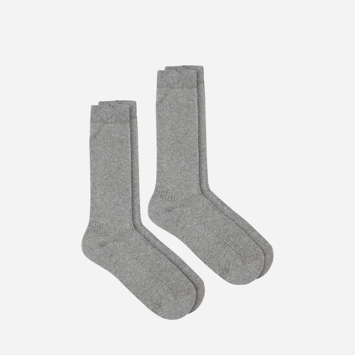 two pack socks woman — melange_grey