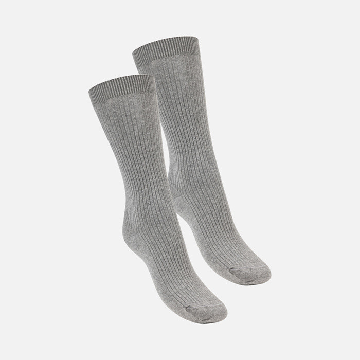 Lange socken SOCKS DAME Grau Melange | GEOX