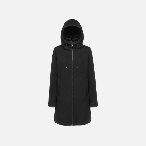 Hoodie SWEATER WOMAN Black | GEOX