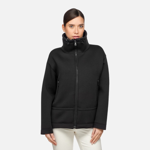 Sweatshirt SWEATER WOMAN Black - image number 1 | GEOX