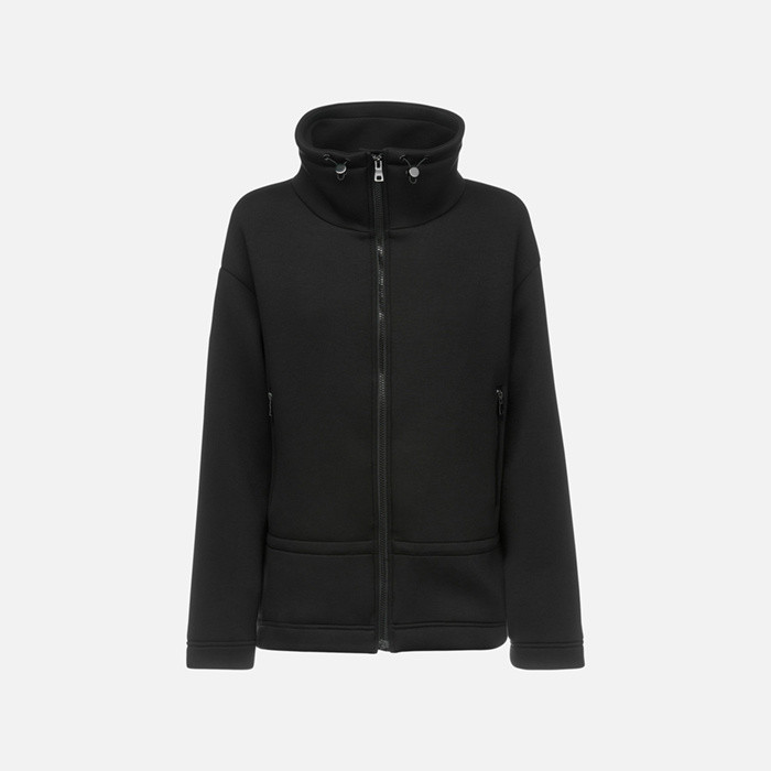 Sweatshirt SWEATER WOMAN Black | GEOX