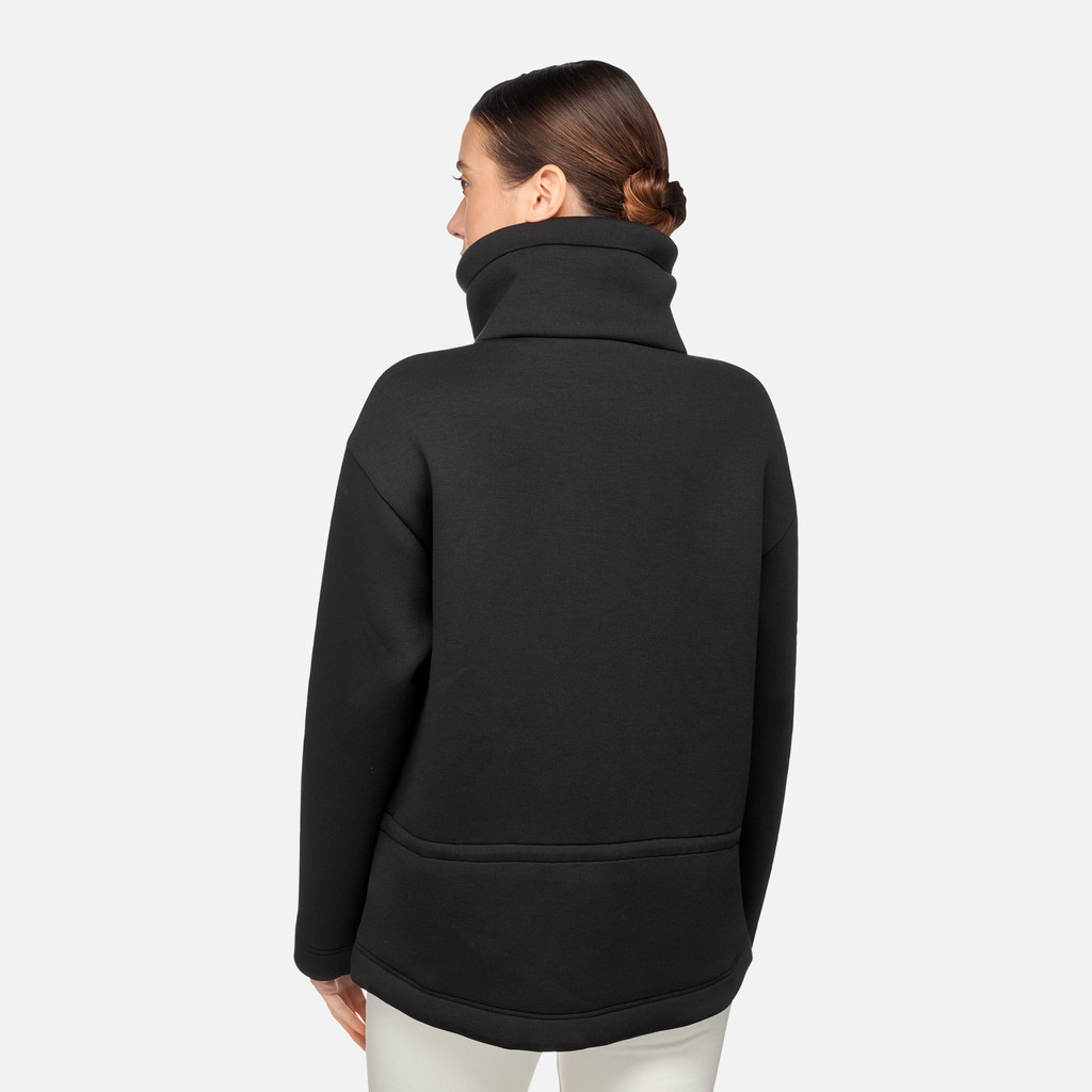 Sweatshirt SWEATER WOMAN Black - image number 5 | GEOX