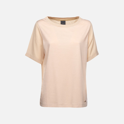 T-shirt T-SHIRT WOMAN Misty Rose/Misty Rose - image number 0 | GEOX