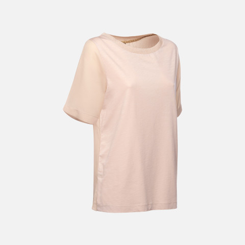 T-shirt T-SHIRT WOMAN Misty Rose/Misty Rose - image number 2 | GEOX