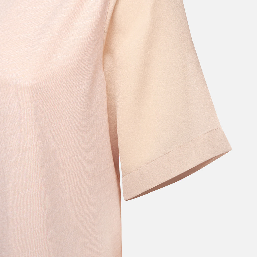 T-shirt T-SHIRT WOMAN Misty Rose/Misty Rose - image number 7 | GEOX