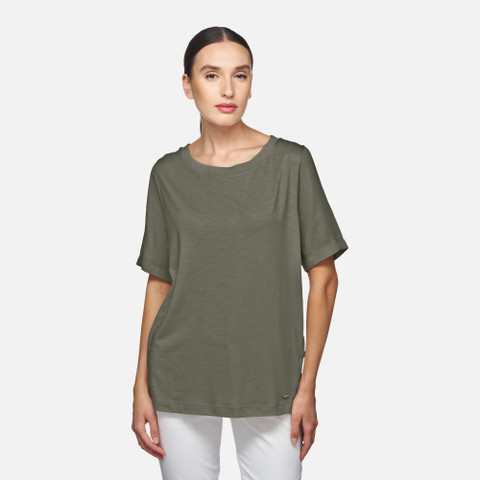 T-shirt T-SHIRT WOMAN Kalamata/Kalamata - image number 1 | GEOX