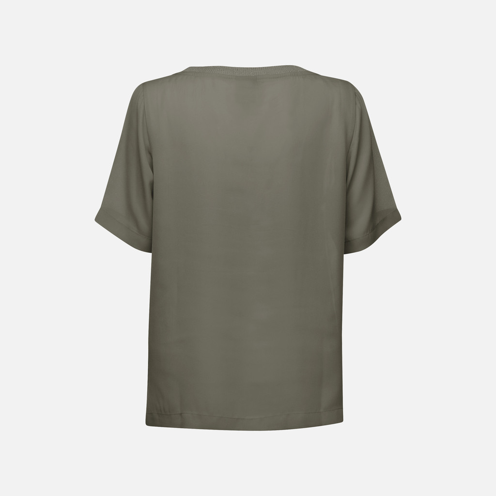 T-shirt T-SHIRT WOMAN Kalamata/Kalamata - image number 4 | GEOX