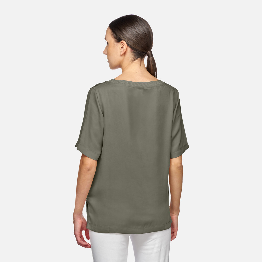 T-shirt T-SHIRT WOMAN Kalamata/Kalamata - image number 5 | GEOX