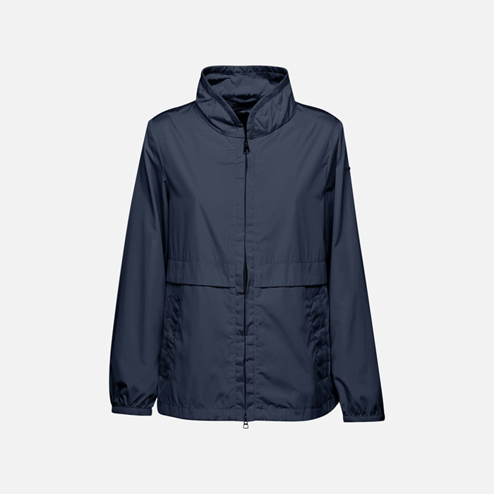 Lightweight jacket GENZIANA WOMAN Sky captain | GEOX